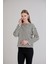 Dikiş Detay Çizgili Sweatshirt 4