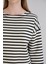 Dikiş Detay Çizgili Sweatshirt 8