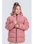 Kız Çocuk Kapüşonlu Nova Kumaş Kışlık Mont KM1010 2