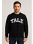 Yazı Baskılı Bisiklet Yaka Unisex Sweatshirt 2