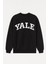 Yazı Baskılı Bisiklet Yaka Unisex Sweatshirt 3