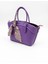 Ithal Kadın Fular Detaylı El ve Çapraz Çanta KB592 - Mor 3