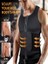 New Style Erkek 3 Kat Fazla Terleme Vücut Şekillendirici Bel Destekli Sauna Korse Termoform Fitness Yeleği M-L-XL Beden Uyumlu 8
