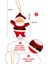 Yılbaşı Çam Ağacı Süsü Noel Baba 6'lı 4