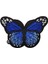Aplike Ütü Ile Yapışan Kelebek Lacivert Arma 7x5 cm 1