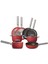 Cookware 50's Style Exclusıve Kırmızı 8'li Tencere&tava Seti 1