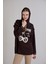 Kiraz Baskılı Kapşonlu Sweatshirt 4