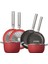 Cookware 50's Style Grande Kırmızı 6'lı Tencere&tava Seti 1