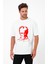 Erkek Bisiklet Yaka Kısa Kollu Atatürk Baskılı %100 Pamuk T-Shirt 1