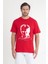 Erkek Bisiklet Yaka Kısa Kollu Atatürk Baskılı %100 Pamuk T-Shirt 1