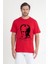 Erkek Bisiklet Yaka Kısa Kollu Atatürk Baskılı %100 Pamuk T-Shirt 1