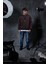 Erkek Oversize Bisiklet Yaka Basic Sweatshirt Kahverengi 6