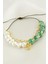 Sepetim Kelebek Inci Boncuk Zincirli Bileklik-Sarı 1