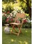 Naturi Balkon Bahçe Mutfak 3'lü Bistro Set 2 Sandalye 1 Masa 4