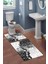 Modern Desenli 3'lü Banyo Paspas Takımı – Yıkanabilir Kaymaz Tabanlı Klozet Takımı KLZ0002 2