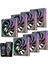 Fresh X1 7'li Set Kumandalı Argb 120MM Kasa Fanı 6 Pin Siyah 1