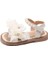 Tcherchı Kızlar Için Trendy Sevimli Ilmek Inci Burnu Açık Sandalet, Yaz Için Nefes Alabilen Hafif Sandalet (Yurt Dışından) 1