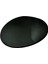 Kaymaz Buruşmaz Kırılmaz Bilek Destekli Mouse Pad - Siyah Oval Desensiz Mousepad 2
