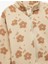 Dik Yaka Uzun Kollu Fermuarlı Çiçekli Polar Sweatshirt 3