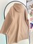 Teddy Love Oversize Kapüşonlu Polar Mont – Bej 2