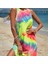 Tcherchı Şık, Kavisli Kenarlı, Şık Kolsuz Tasarımlı Trendy Batik Tank Elbise (Yurt Dışından) 1