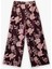 x Melis Ağazat - Cepli Geniş Paça Çiçekli Saten Palazzo Pantolon 2