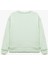 Uzun Kollu Bisiklet Yaka Pamuklu Kelebek Baskılı Sweatshirt 2