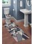 Modern Desenli 3'lü Banyo Paspas Takımı – Yıkanabilir Kaymaz Tabanlı Klozet Takımı KLZ0026 2
