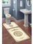 Modern Desenli 3'lü Banyo Paspas Takımı – Yıkanabilir Kaymaz Tabanlı Klozet Takımı KLZ0049 2