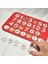 Jtoys Sayı ve Işlem Öğretim Seti Erken Yaş Matematik Gelişim Oyuncağı Kırmızı 3