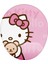 Hello Kitty ve Ayıcık Kaymaz Buruşmaz Kırılmaz Bilek Destekli Mouse Pad 1