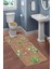 Modern Desenli 3'lü Banyo Paspas Takımı – Yıkanabilir Kaymaz Tabanlı Klozet Takımı KLZ0020 2