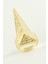 Sepetim Piramit Metal Yüzük-Sarı 2