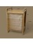 60 cm x 40 cm x 35 cm 'lik Bambu Orta Boy Ahşap Kirli Sepeti 2