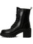 25K-6008 5pr Siyah Kadın Topuklu Bot 3
