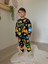 Karısık Desenli Baskili Şardonlu 3 Iplik Sweatshirt-Eşofman Altı Kışlık Erkek Çocuk Takım 1