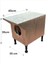 Kedi Evi Kedi Yuvası 1 Kedilik Su ve Isı Yalıtımlı 35X35X45 cm 2