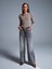 72056 %100 Pamuk Yüksek Bel Wide Leg Jean-Antrasit 1