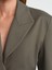60774 Fitted Kesim Vatkalı Blazer-Yeşil 4