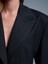 60774 Fitted Kesim Vatkalı Blazer-Siyah 4
