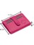 Carpi Çok Bölmeli Unisex Hakiki Flötr Deri Kartlık - Fuşya 1