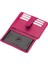 Carpi Çok Bölmeli Unisex Hakiki Flötr Deri Kartlık - Fuşya 3