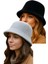 Kadın Soft Peluş Ayarlanabilir Ipli Bucket Kova Şapka 2’li Set 1