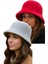 Kadın Soft Peluş Ayarlanabilir Ipli Bucket Kova Şapka 2’li Set 1