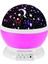 Renkli Yıldızlı Gökyüzü Projeksiyon Gece Lambası Pembe 1
