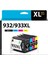 Hp 932XL-933XL Hp Officejet 6600 (CZ155) E-Aio Yazıcı Uyumlu Muadil Kartuş Seti 3