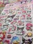 Sanrio Kawaii Büyük Boy Kabartmalı Sticker 55 Adet Sticker ve Boyama Kağıdı Lüx Sevimli Hediyelik 5