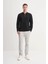 Siyah Erkek Sweatshirt 53420 1