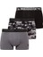 Erkek Siyah - Antrasit - Baskılı 3 Lü Boxer 5