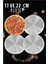 Delikli Pizza Lahmacun Tepsisi Çelik 17 ve 22 cm 4 Lü Set 2